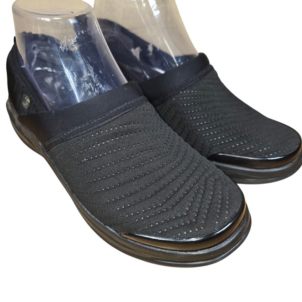 Bzees Coco Black Slip On Washable Shoes Cushioned Walking Womens Size 6.5 M